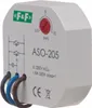 A white electrical timer device with a red dial and green branding. Produktbild-Vorschau