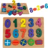 Zahlen Holzklötze Zählpuzzle Zahlen Puzzles Produktbild-Vorschau 1