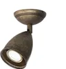 Flexible Wandleuchte aus Messing Antik beweglicher Spot E27 Produktbild-Vorschau 1