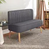 HOMCOM Sofa 2-Sitzer Couch Stoffsofa Sitzmöbel Polstersofa Produktbild-Vorschau 8