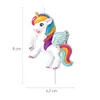 dekora Einhorn Geburtstagskerze 8 cm – Tortendeko Produktbild-Vorschau 2