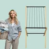 Séchoir à linge Relaxdays, pliable, 8 barres, H x l x P : Voir les images du produit 6