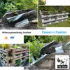 BigDean 6er Set Zink Paletten Blumenkästen - Einsatz 38cm Produktbild-Vorschau 5