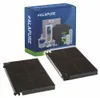 A product shot of charcoal filters and their packaging. Anteprima dell’immagine prodotto