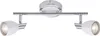 A white ceiling or wall light fixture with two adjustable spotlights. Produktbild-Vorschau