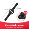8 Stück Rasentrimmer Messer Metall Rasentrimmer Produktbild-Vorschau 2
