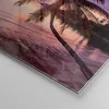 Bilder auf glas - Strand Meer Palme - 70x50cm - Glasbilder Produktbild-Vorschau 5