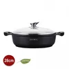 Royalty Line RL-BR28M: Flache Marmor-Suppenpfanne 28cm Produktbild-Vorschau 3