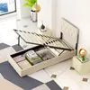 okwish boxspring čalouněná postel 90x200 cm s čelem s Náhled obrázku produktu 6