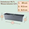Blumenkasten Balkon 80 cm Balkonkasten mit Halterung Produktbild-Vorschau 2