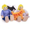 BigJigs Puppenhaus Familie Holzpuppen buntes Spielzeug Produktbild-Vorschau 3