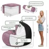 Dreamroots, pouf poggiapiedi 90x90x100 cm, borsa, pouf con Anteprima dell’immagine prodotto 3