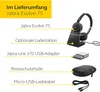 Jabra Evolve 75 MS Stereo - Headset - On-Ear - Bluetooth - Produktbild-Vorschau 13