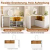 Merax Schminktisch mit LED-Beleuchtung, Sideboard, Produktbild-Vorschau 6