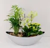 Kunststoff Blumentopf Schiff grau-gesprenkelt 55,5 x 17,5cm Produktbild-Vorschau 4