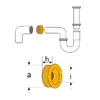 Haas Gumminippel für HTS-Rohre Gummimanschette (HT-Siphons) Produktbild-Vorschau 2