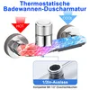 Badewannenarmatur mit Duschthermostat, Mischbatterie mit 2 Produktbild-Vorschau 4