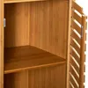 Stehender Badezimmerschrank aus Bambus Produktbild-Vorschau 3