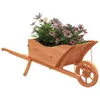 vidaXL Kvetináč na trakaroch 128x45,5x43 cm Masívne jedľové Náhľad obrázku produktu 3