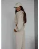 Jogginganzug Damen Trainingsset OVERSIZE – Hoodie & Produktbild-Vorschau 2