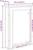 vidaXL Zrkadlová skrinka Sonoma dub 42 x 12 x 60 cm Náhľad obrázku produktu 8