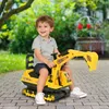 HOMCOM Kinder Sitzbagger Sandbagger für Kinder mit Schaufe, Produktbild-Vorschau 2
