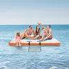 Dock flottant gonflable, 2,43 x 1,52 m, plateforme de dock Voir les images du produit 8