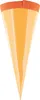 Stylex 47174 Deko-Schultüten NEON 6 Stück, 12 cm lang Produktbild-Vorschau 4