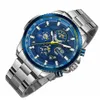 Herrenuhr Automatikuhr Männeruhr blaues Ziffernblatt Produktbild-Vorschau 3