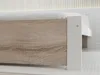 Postel IKAROS 90x200, bílá/dub sonoma, lamel. rošt, bez Náhled obrázku produktu 5