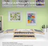 ECD Germany Malset mit Holzkoffer, 85-Teilig, 36x26x10 cm, Produktbild-Vorschau 5