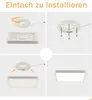 ZMH LED stropné svetlo biele kúpeľňa byt 23W teplá biela Náhľad obrázku produktu 8