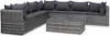 vidaXL 8-tlg. Garten-Lounge-Set mit Auflagen Poly Rattan Produktbild-Vorschau 8