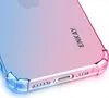Enkay, iPhone 16e étui silicone dégradé, bleu / rose Voir les images du produit 4