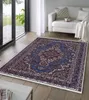 Orientteppich in Blau mit klassischem Medaillonmuster – Produktbild-Vorschau 3