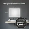 Badspiegel mit Beleuchtung 80x60 cm TALOS Moon LED Spiegel Produktbild-Vorschau 5