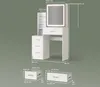 Coiffeuse Livinity Monza Blanc 80cm avec miroir LED, Model Voir les images du produit 3