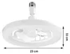Cichy wentylator sufitowy LED z pilotem biały regulacja Podgląd zdjęcia produktu 4