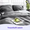 Wolkenfeld Satin Bettwäsche 220x240 Baumwolle - Traumhaft Produktbild-Vorschau 3