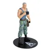 An action figure of Colonel Miles Quaritch from Avatar, holding a mug and standing on a display base. Produktbild-Vorschau