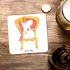 Mr. & Mrs. Panda Tischuntersetzer Einhorn Prinzessin 6er Produktbild-Vorschau 4