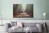 MuchoWow® Poster Hirsche - Wald - Sonnenstrahlen 120x80 cm Produktbild-Vorschau 5
