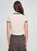 Urban Classics - Damen Stretch Jersey Cropped T-Shirt Produktbild-Vorschau 9