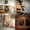 KADAX Weinregal aus Holz, 52 x 25.5 x 52 cm, Natürlich, 1 Produktbild-Vorschau 17