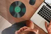 MuchoWow® Mauspad Mousepad Vinyl - Platte - LP - Retro - Produktbild-Vorschau 3