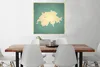MuchoWow® Poster Vintage Karte der Schweiz auf altem Papier Produktbild-Vorschau 2