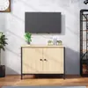 vidaXL TV skrinka s dvierkami Sonoma dub 60 x 35 x 45 cm Náhľad obrázku produktu 2
