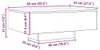 vidaXL Couchtisch Artisan-Eiche 85x55x31 cm Holzwerkstoff Produktbild-Vorschau 8