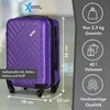 Xonic Design Reisekoffer mit Rollen 360° - ABS Produktbild-Vorschau 2