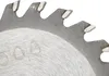 Close-up view of a circular saw blade. Produktbild-Vorschau